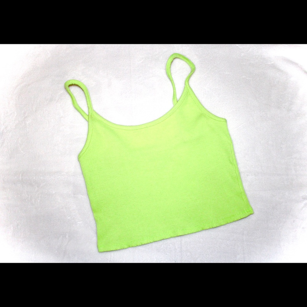 American Eagle Neon Green Tank Top